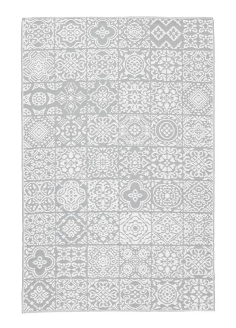 TAPPETO BIANCO GRIGIO 150X210 - SHIRAZ