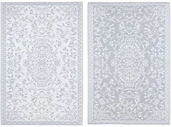 TAPPETO BIANCO GRIGIO 120X180 - ANSEDONIA