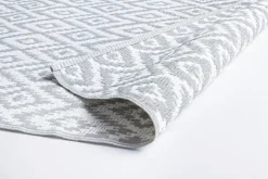 TAPPETO GRIGIO BIANCO 120X180 - RHOMBUS