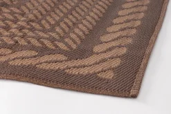 TAPPETO MARRONE 180X270 - KASHAN