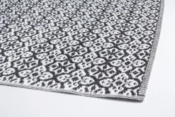 TAPPETO NERO BIANCO 150X210 - TIRRENIA