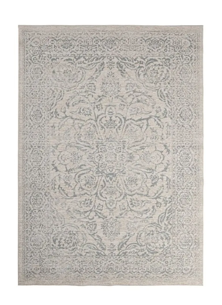 TAPPETO NORA BLU CREMA 160X230