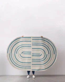 TAPPETO NOUR VERDE OV BLU BEIGE 160X229