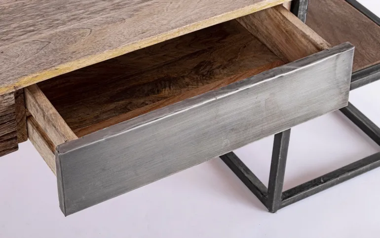 TAVOLINO 2 CASSETTI - MANCHESTER