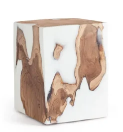 TAVOLINO BIANCO 30X30 - MELTY