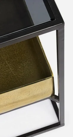 TAVOLINO CON CONTENITORE IN METALLO - MAVILA