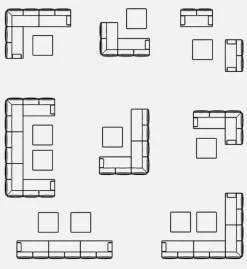 TAVOLINO GERALD 90X90 PELICAN
