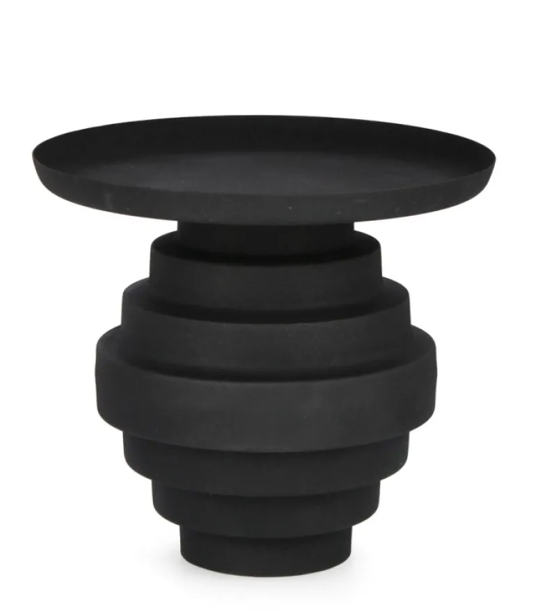 TAVOLINO IN ACCIAIO NERO - AMBA