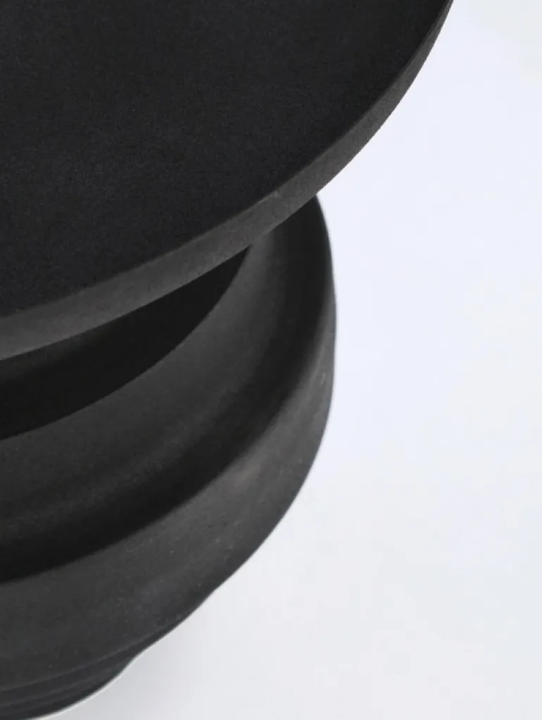 TAVOLINO IN ACCIAIO NERO - AMBA