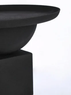 TAVOLINO IN ACCIAIO NERO - ALKA