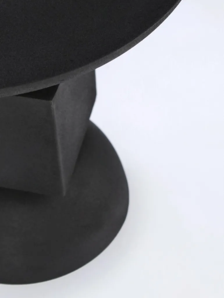 TAVOLINO IN ACCIAIO NERO - ALKA