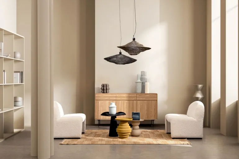 TAVOLINO IN ACCIAIO SENAPE - AMBA