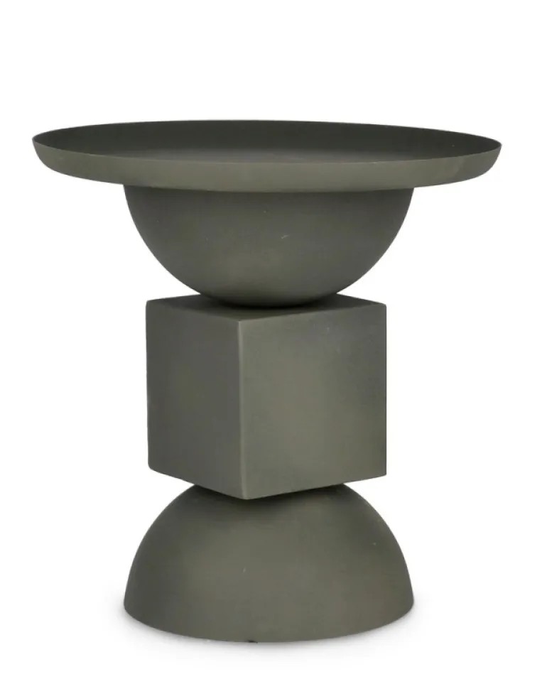 TAVOLINO IN ACCIAIO VERDE - ALKA