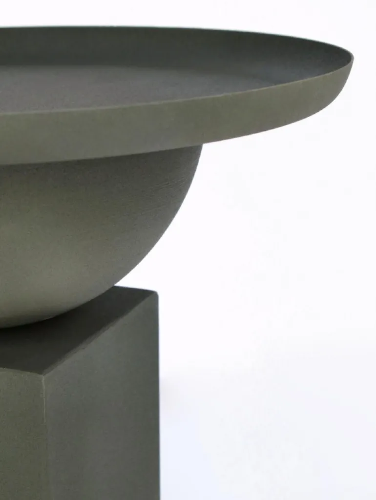 TAVOLINO IN ACCIAIO VERDE - ALKA