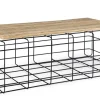 TAVOLINO IN ACCIAIO 110X65 - TRELLIS