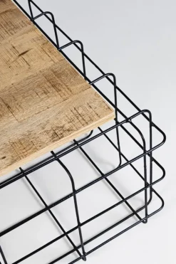 TAVOLINO IN ACCIAIO 110X65 - TRELLIS