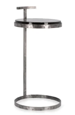 TAVOLINO IN ACCIAO FINITURA NICKLE H64 - ZAYLA