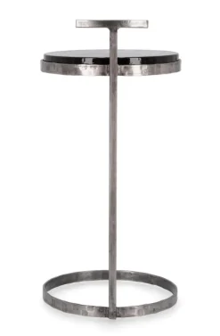 TAVOLINO IN ACCIAO FINITURA NICKLE H64 - ZAYLA
