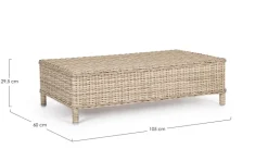 TAVOLINO IN ALLUMINIO - ADITYA