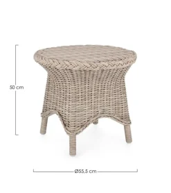 TAVOLINO IN ALLUMINIO - JUPITER