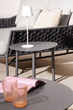 TAVOLINO IN ALLUMINIO ANTRACITE QS22 - SPARKY