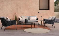 TAVOLINO IN ALLUMINIO ANTRACITE QS22 - SPARKY