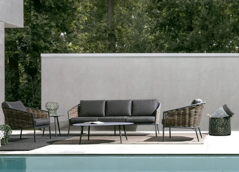 TAVOLINO IN ALLUMINIO ANTRACITE YK13 - RIDLEY