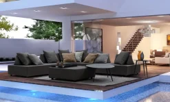 TAVOLINO IN ALLUMINIO ANTRACITE YK13 - RIDLEY