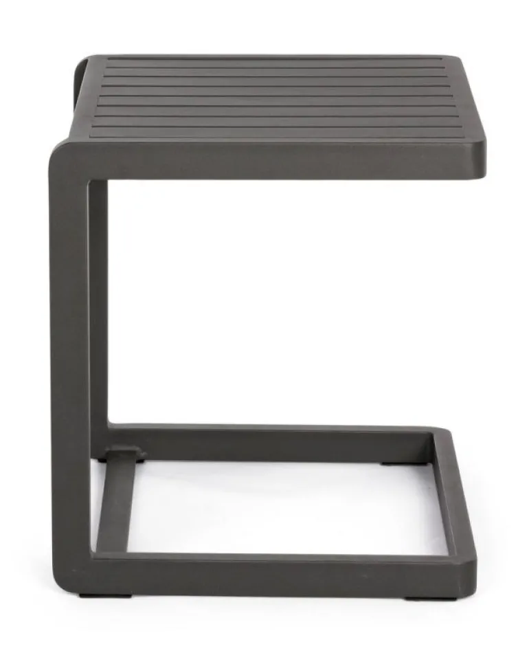 TAVOLINO IN ALLUMINIO ANTRACITE CX23 - KONNOR