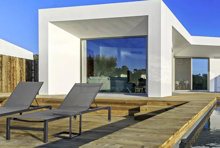 TAVOLINO IN ALLUMINIO ANTRACITE CX23 - KONNOR