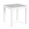 TAVOLINO IN ALLUMINIO BIANCO JX11 - KLEDI