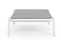 TAVOLINO IN ALLUMINIO BIANCO WG20 - FLORENCIA