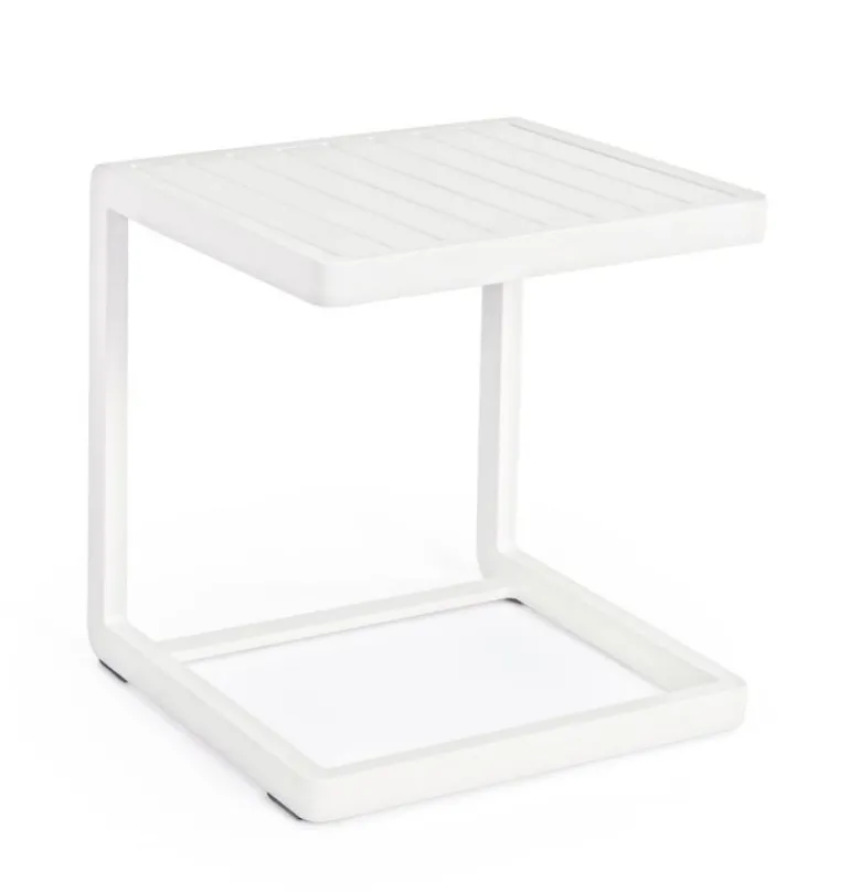 TAVOLINO IN ALLUMINIO BIANCO CX21 - KONNOR