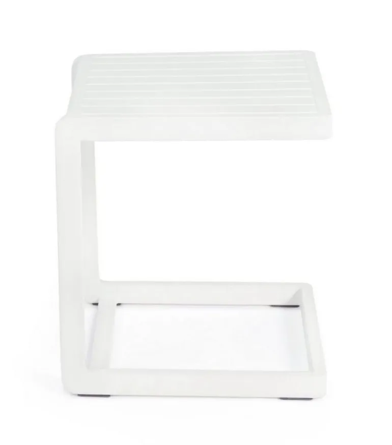 TAVOLINO IN ALLUMINIO BIANCO CX21 - KONNOR