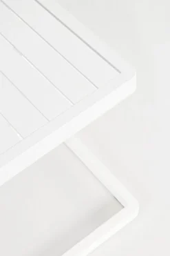 TAVOLINO IN ALLUMINIO BIANCO CX21 - KONNOR