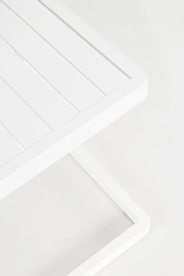 TAVOLINO IN ALLUMINIO BIANCO CX21 - KONNOR