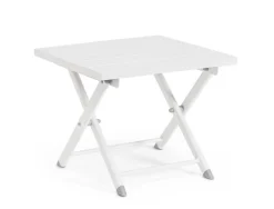 TAVOLINO IN ALLUMINIO BIANCO - TAYLOR