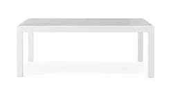 TAVOLINO IN ALLUMINIO BIANCO JX11 - KLEDI