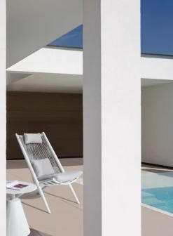 TAVOLINO IN ALLUMINIO D50 BIANCO XK04- ALOHA