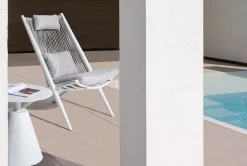 TAVOLINO IN ALLUMINIO D50 BIANCO XK04- ALOHA