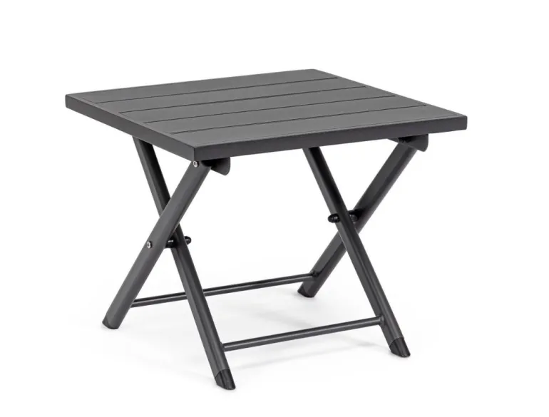 TAVOLINO IN ALLUMINIO GIRGIO SCURO - TAYLOR