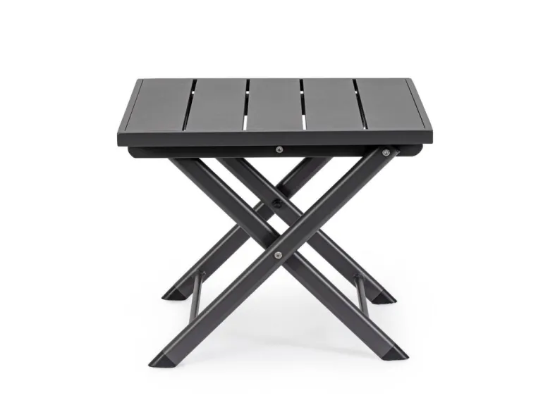 TAVOLINO IN ALLUMINIO GIRGIO SCURO - TAYLOR