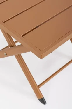 TAVOLINO IN ALLUMINIO PECAN - TAYLOR