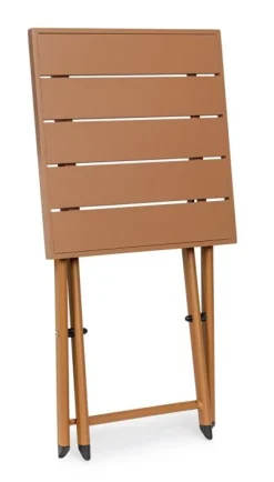 TAVOLINO IN ALLUMINIO PECAN - TAYLOR