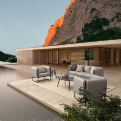 TAVOLINO IN ALLUMINIO 119X58 - SPACE