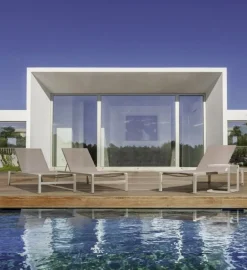 TAVOLINO IN ALLUMINIO 40X40 - KONNOR RASTIN