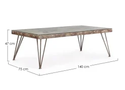 TAVOLINO IN CEMENTO - ATLANTIDE