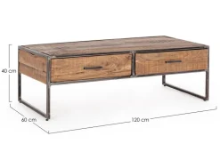 TAVOLINO IN LEGNO - ELMER