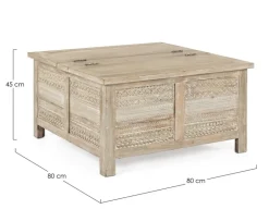 TAVOLINO IN LEGNO - MAYRA