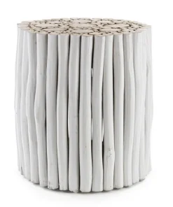 TAVOLINO IN LEGNO BIANCO - GUADALUPE